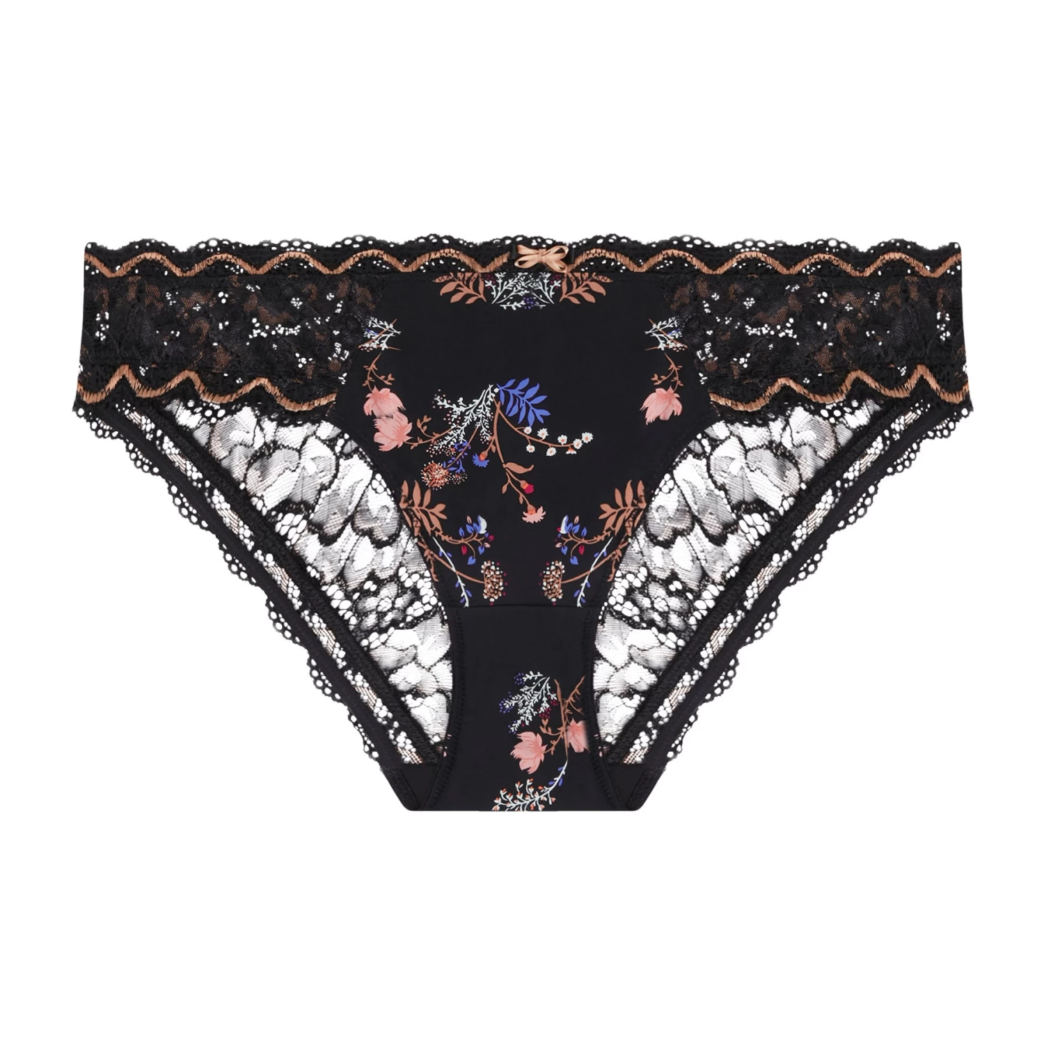 Culotte Noire Gold LUCCIA TWIST 3 Culotte Noire Gold LUCCIA TWIST