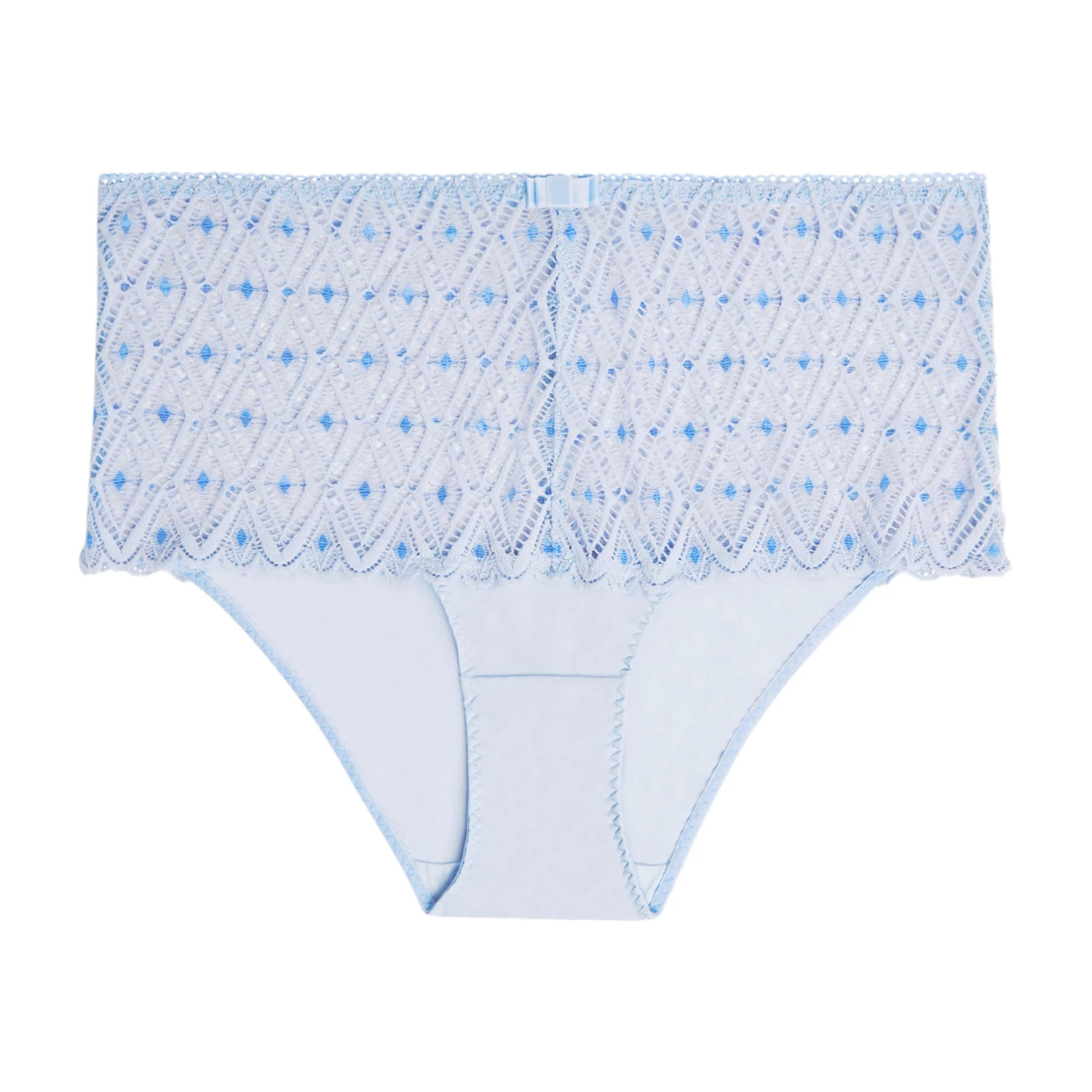Culotte Haute Bleu Tendre AMELIA 3 Culotte Haute Bleu Tendre AMELIA