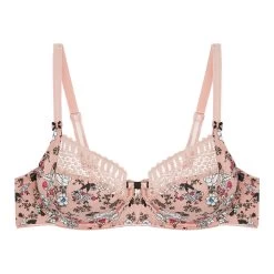 Soutien-gorge Emboîtant Avec Armatures Beige Imprime Marbella