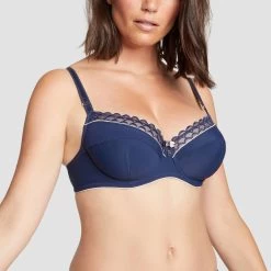 Soutien-gorge Emboîtant Avec Armatures Marine Sydney Pure -Soutiens-gorge Boutique BL14563 021 WEB 1