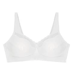 Soutiens-gorge Boutique 17 Soutien-gorge Sans Armatures Blanc Cotton Comfort
