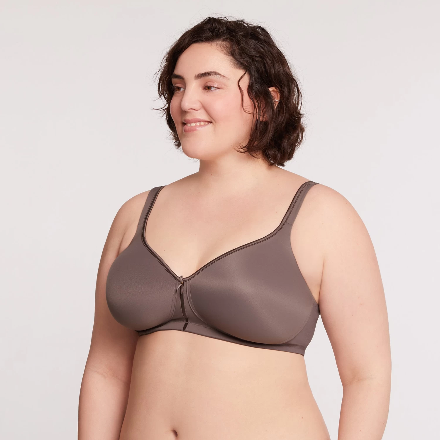 Soutien-gorge Sans Armatures Taupe Moulded Convertible 7 Soutien-gorge Sans Armatures Taupe Moulded Convertible – Image 5